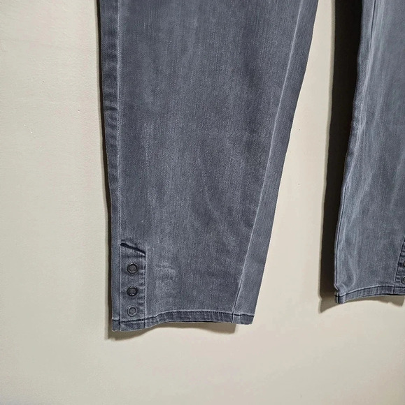 J. Jill Denim Authentic Fit Slim Ankle Women's Plus Size 22W Jeans Gray Stretch - Picture 2 of 10